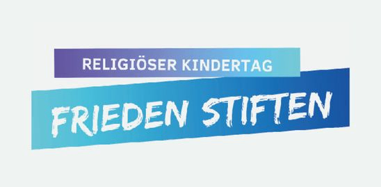 Wort-Bild-Marke mit den Worten Religiöse Kindertage - Frieden Stiften