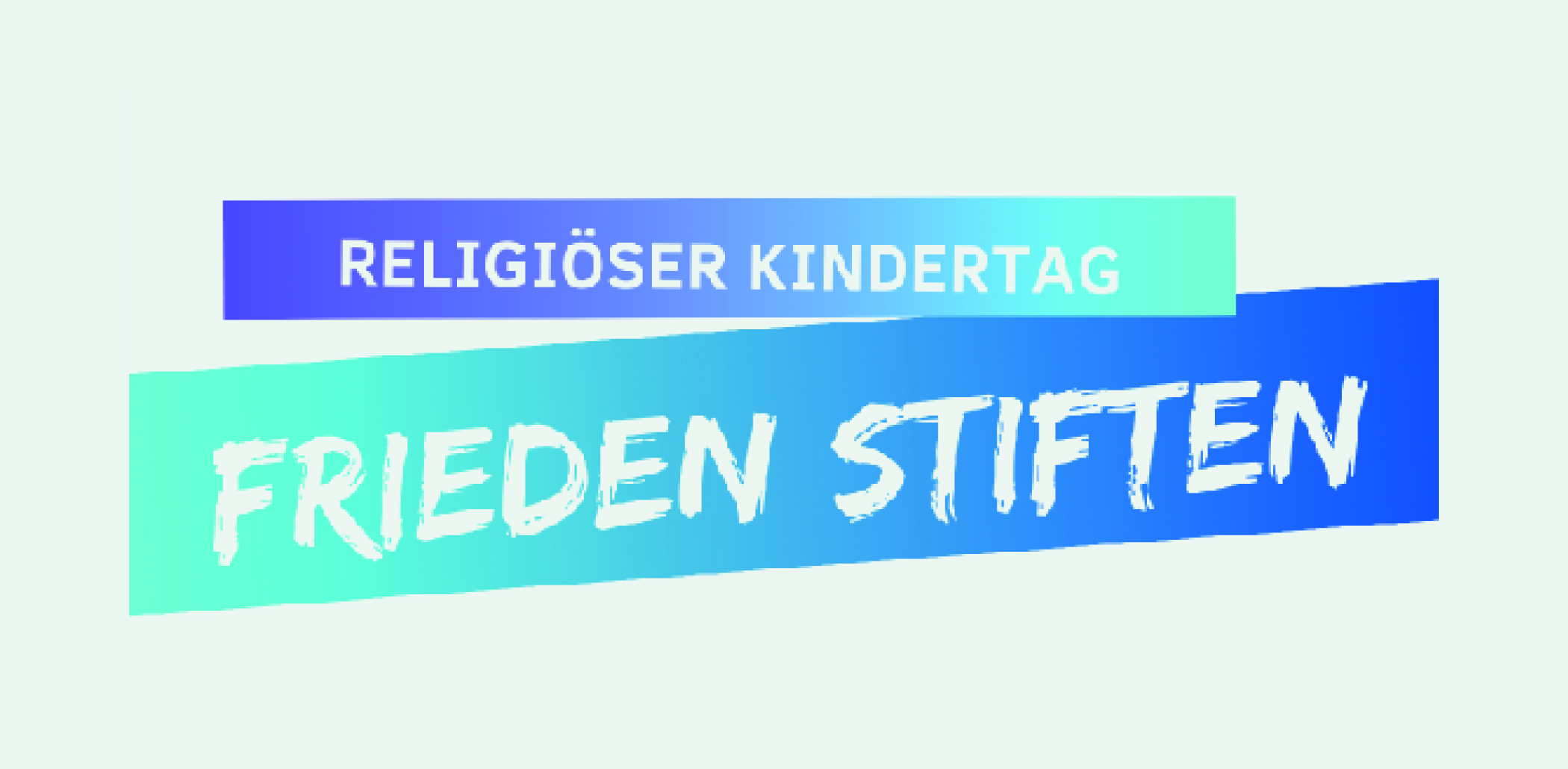 Wort-Bild-Marke mit den Worten Religiöse Kindertage - Frieden Stiften