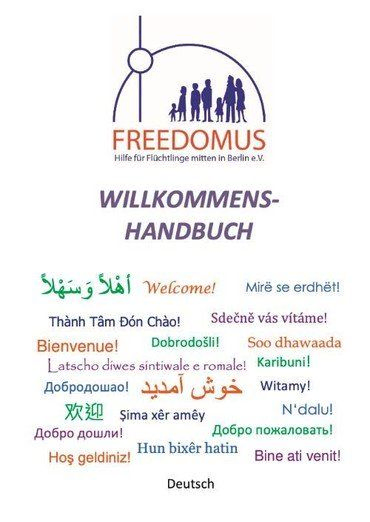 Willkommensbuch in deutscher Sprache